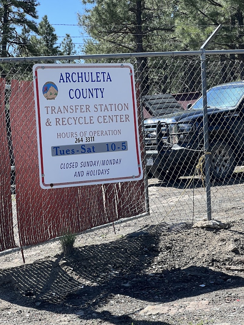 Transfer Station and Recycling Archuleta County, CO